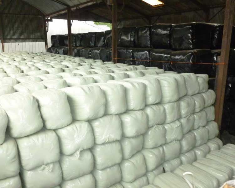 Haylage & silage bales from Lower Kilcott Farm in South Gloucestershire